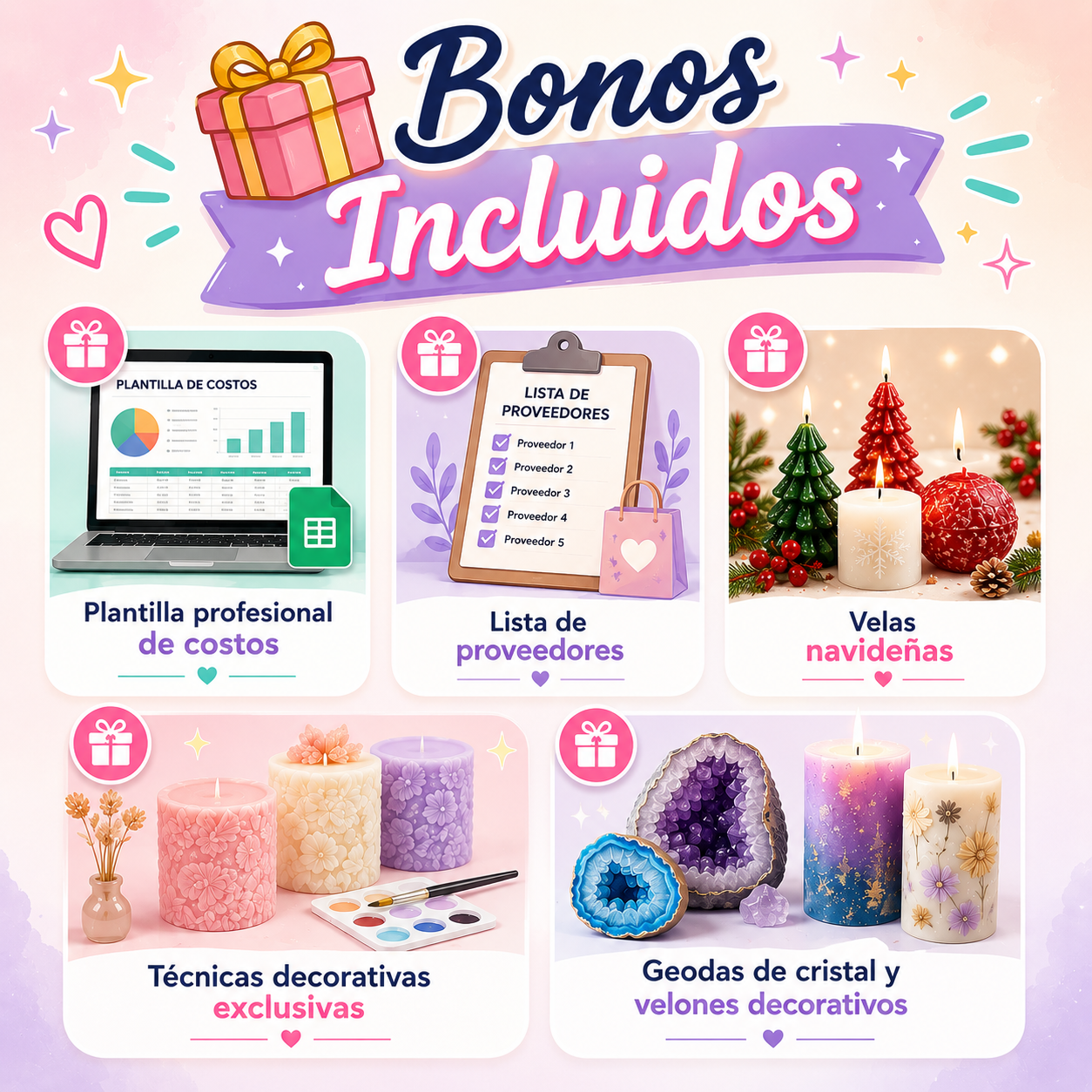 💖✨🕯️Crea velas artesanales y convierte tu pasión en un negocio💖✨