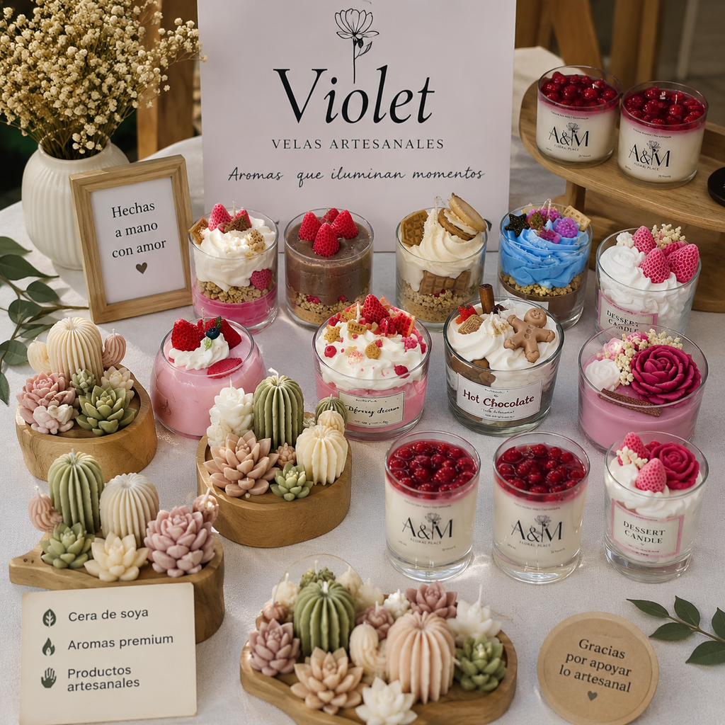 💖✨🕯️Crea velas artesanales y convierte tu pasión en un negocio💖✨